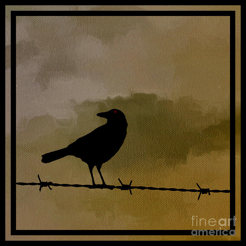 The Black Crow Knows #1 Painting by Edward Fielding