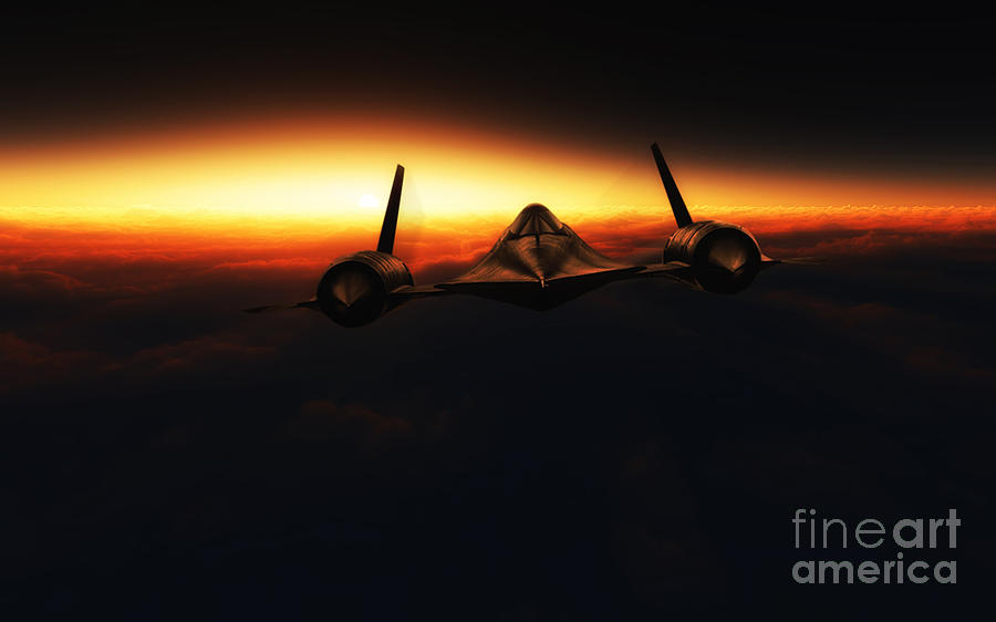 The Blackbird #1 Digital Art by Airpower Art