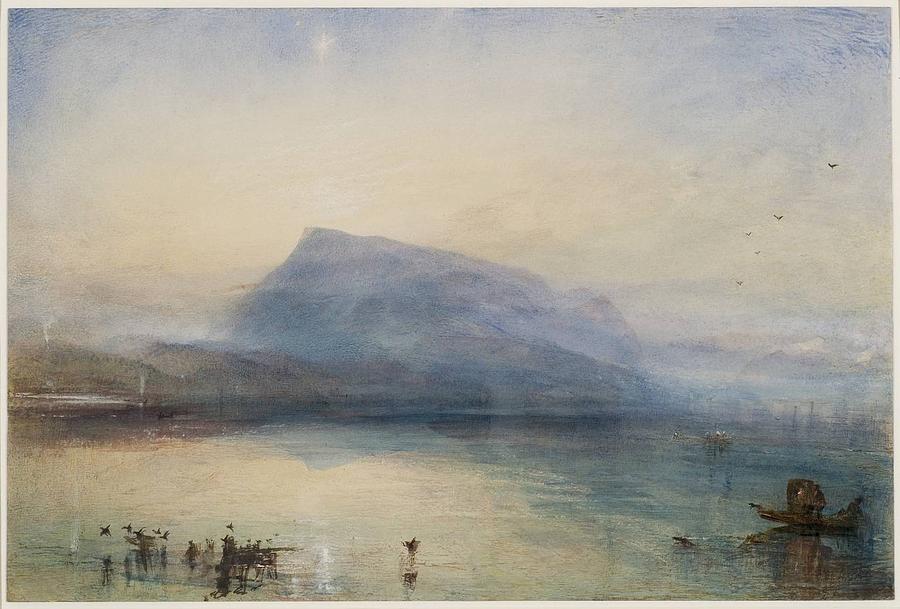 The Blue Rigi #1 Painting by Joseph Mallord