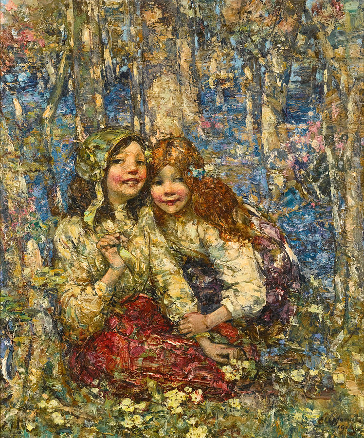 The Bluebell Wood #1 Painting by Edward Atkinson Hornel