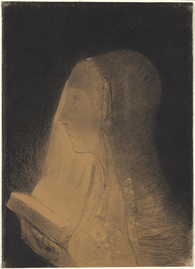 The Book Of Light #1 Painting by Odilon Redon