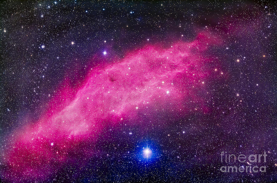 Interstellar Photograph - The California Nebula #1 by Alan Dyer