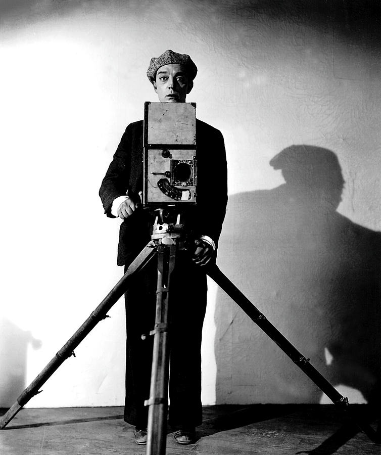 Portrait Photograph - The Cameraman, Buster Keaton, 1928 #1 by Everett