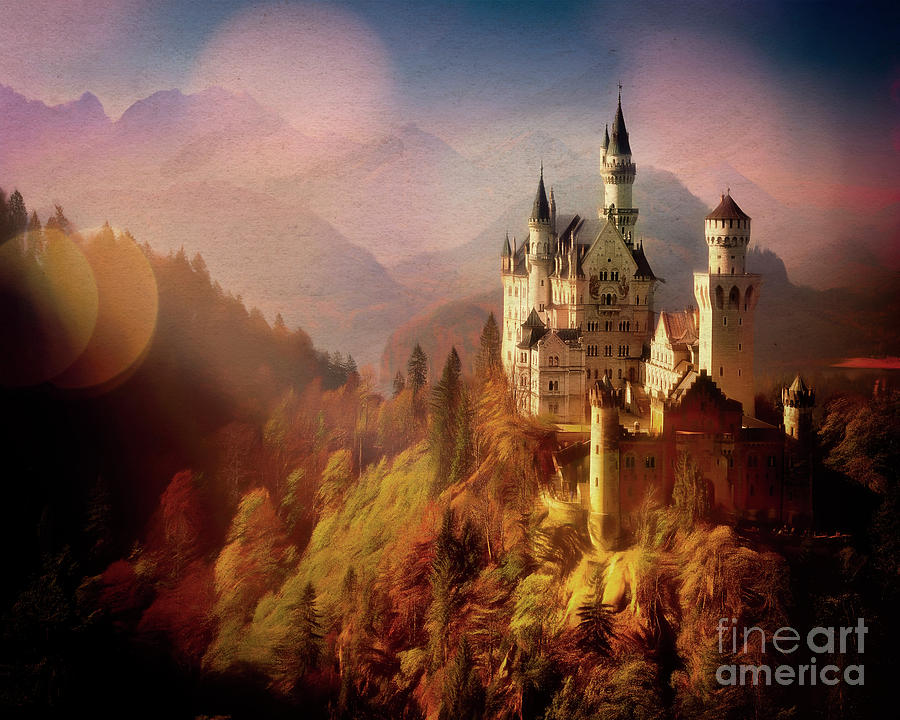 The Castle #1 Digital Art by Edmund Nagele FRPS