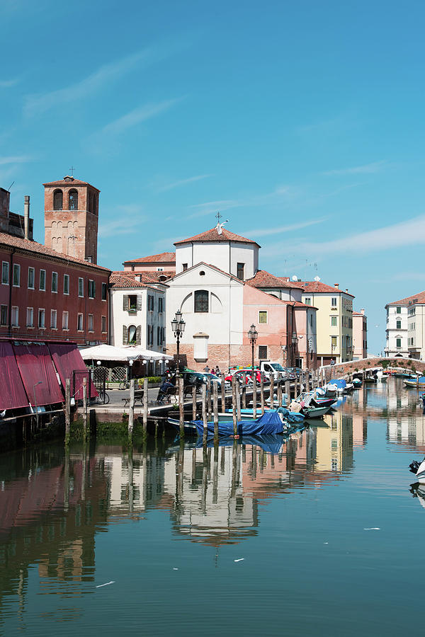 The Chioggia canals, Venice. Reflections on the water Photograph by ...