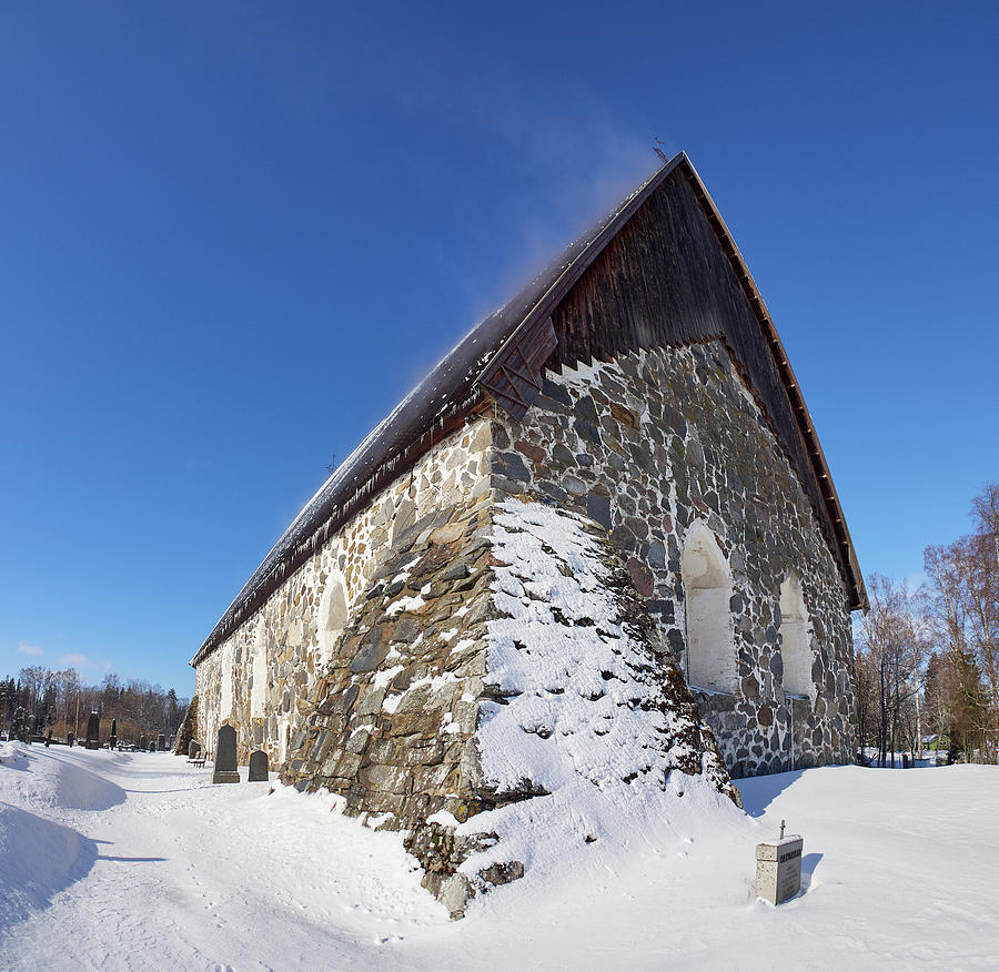 The Church Of St Mary In Sastamala Photograph