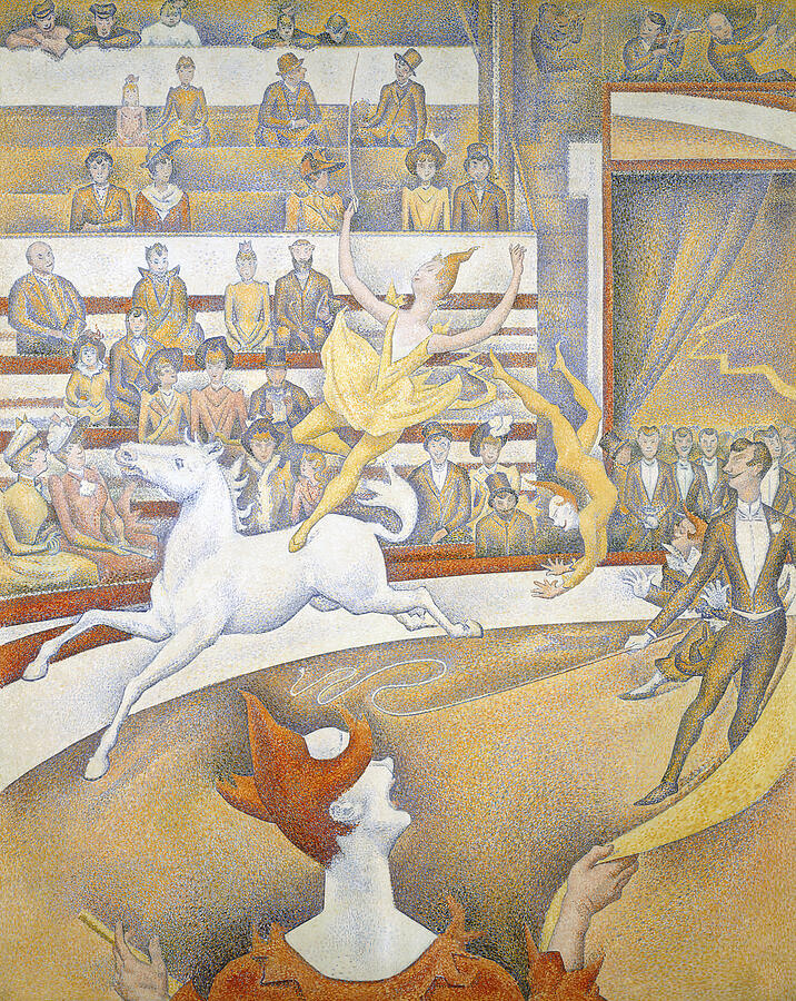 The Circus, from 1891 Painting by Georges-Pierre Seurat
