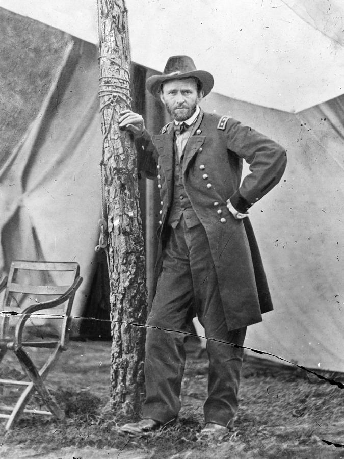 1860s Photograph - The Civil War. Ulysses S. Grant. 1864 by Everett