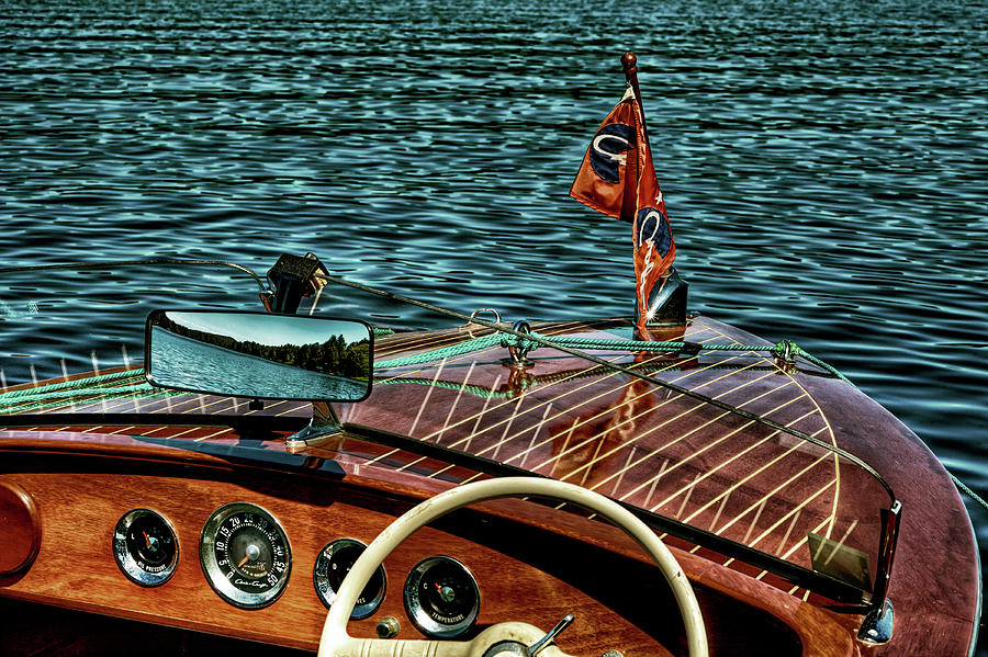 Boat Photograph - The Classic 1958 Chris Craft #2 by David Patterson