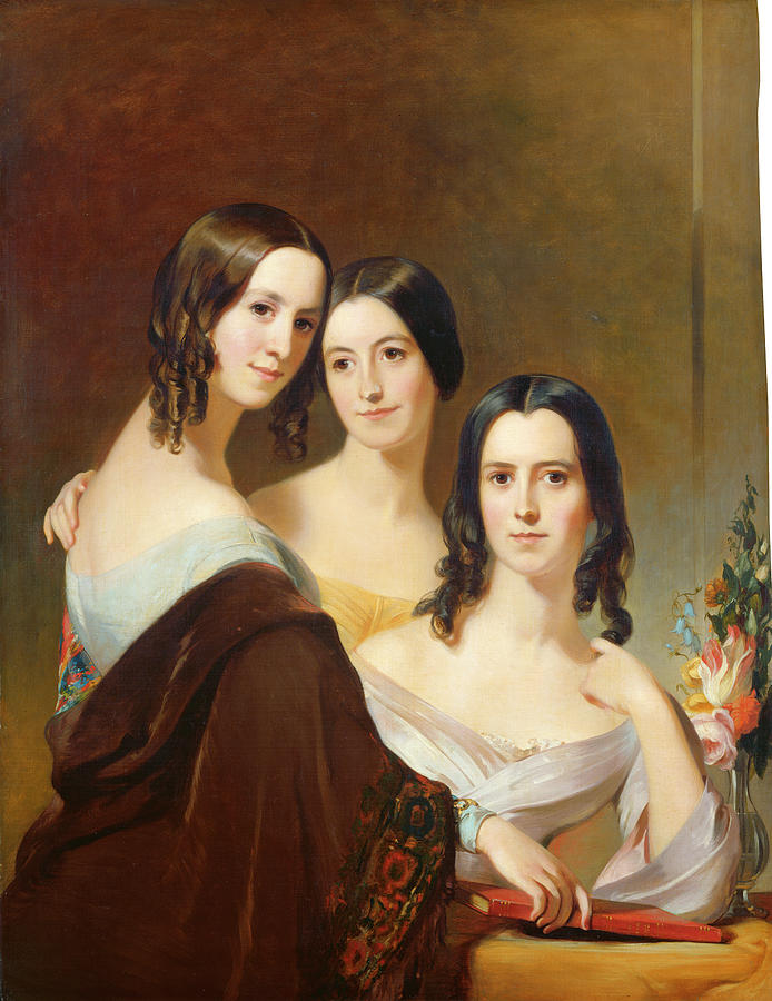 The Coleman Sisters #1 Painting by Thomas Sully