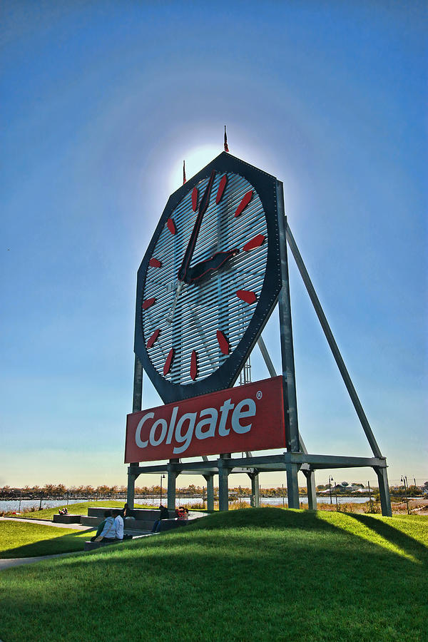 The Colgate Clock - Jersey City Photograph by Allen Beatty