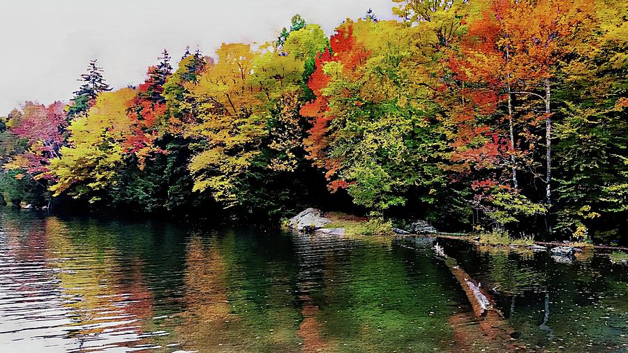 The Colors of Lake Raponda - Wilmington, Vermont #1 Photograph by Joseph Hendrix