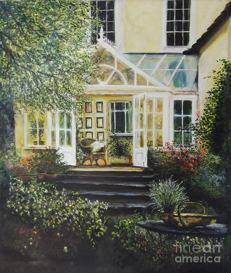 The Conservatory #1 Painting by Lizzy Forrester