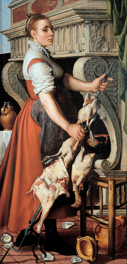 The Cook #3 Painting by Pieter Aertsen