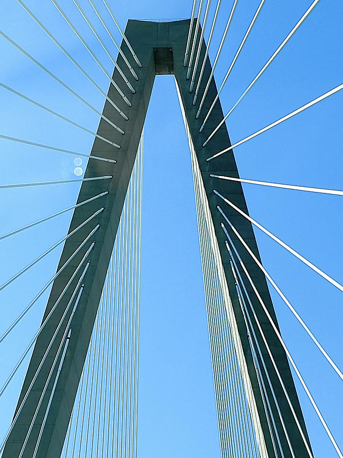 The Cooper River Bridge - Charleston, South Carolina #1 Photograph by Alex Grichenko