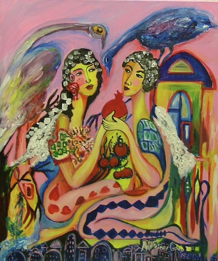 Couple Painting by Rita Fetisov