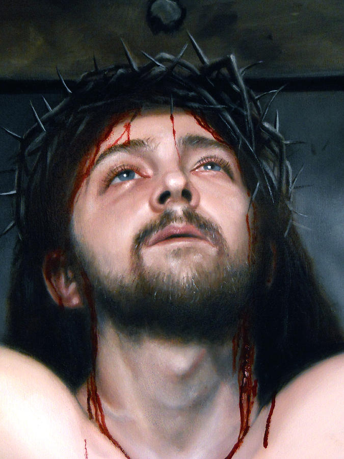 Christian Art Paintings Painting - The Crucifixion by Eric Armusik Christian Art Paintings Painting - The Crucifixion by Eric Armusik