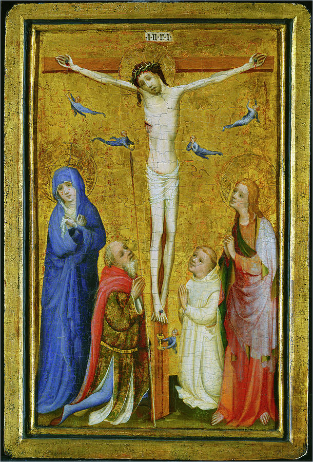 The Crucifixion #1 Painting by Master of Saint Veronica