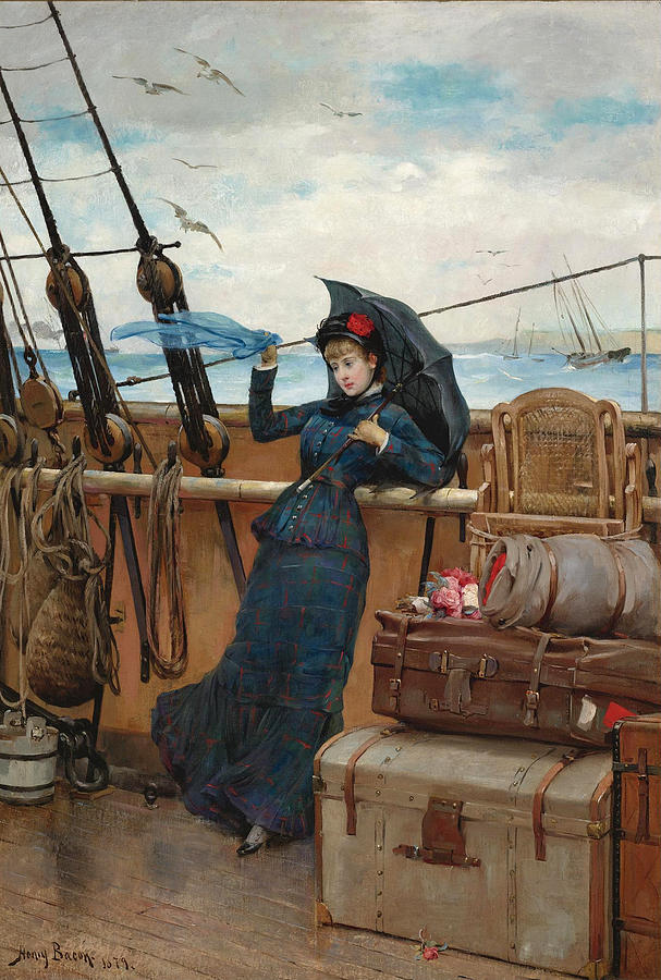 The Departure #2 Painting by Henry Bacon