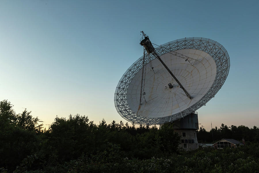 The dish at dusk #1 Photograph by Josef Pittner