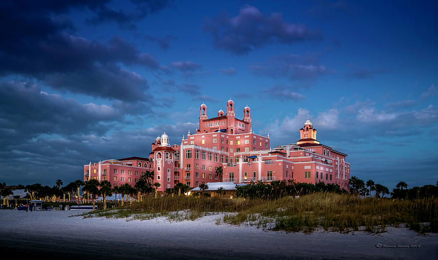 Architecture Photograph - The Don Cesar Resort #2 by Marvin Spates