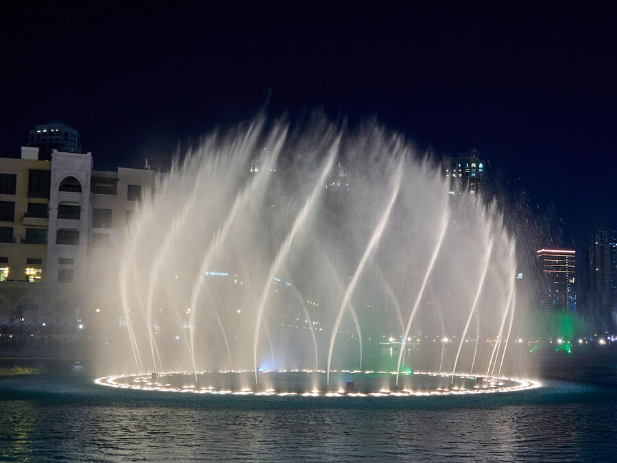 The Dubai Fountain at Burj Khalifa #1 Photograph by Jouko Lehto