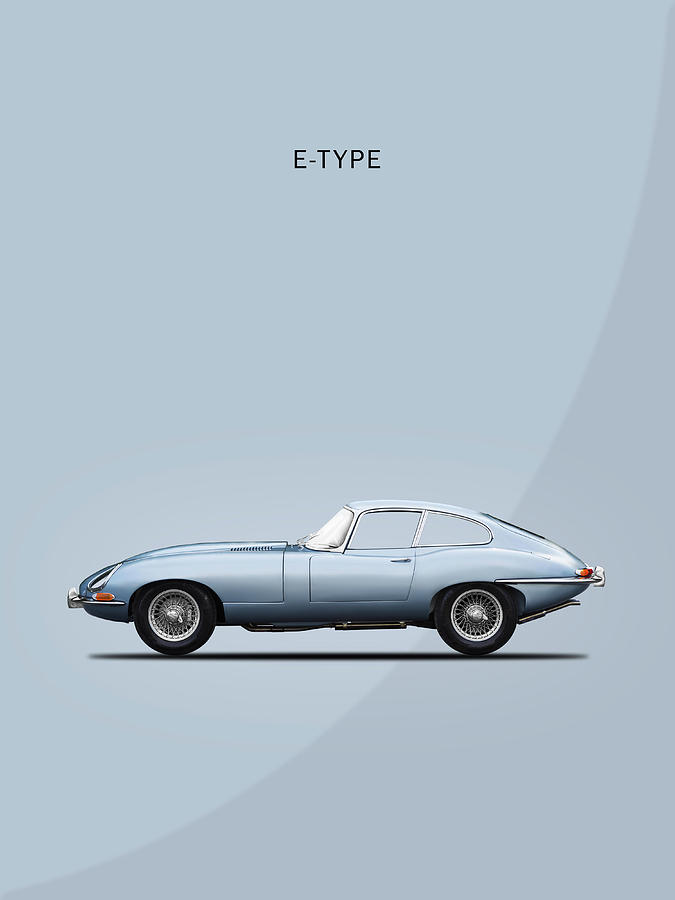 Car Photograph - The E Type #2 by Mark Rogan