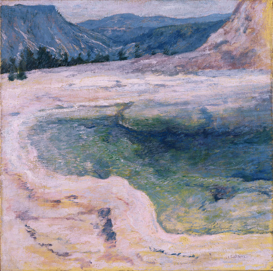 The Emerald Pool #1 Painting by John Henry Twachtman
