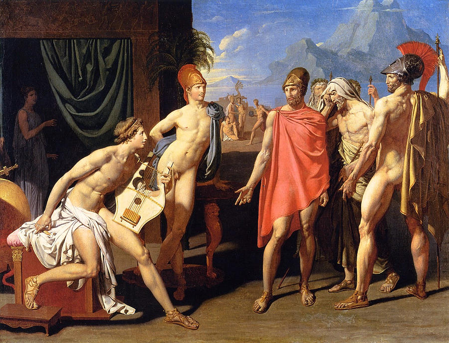 Greek Painting - The Envoys of Agamemnon #1 by Jean-Auguste-Dominique Ingres