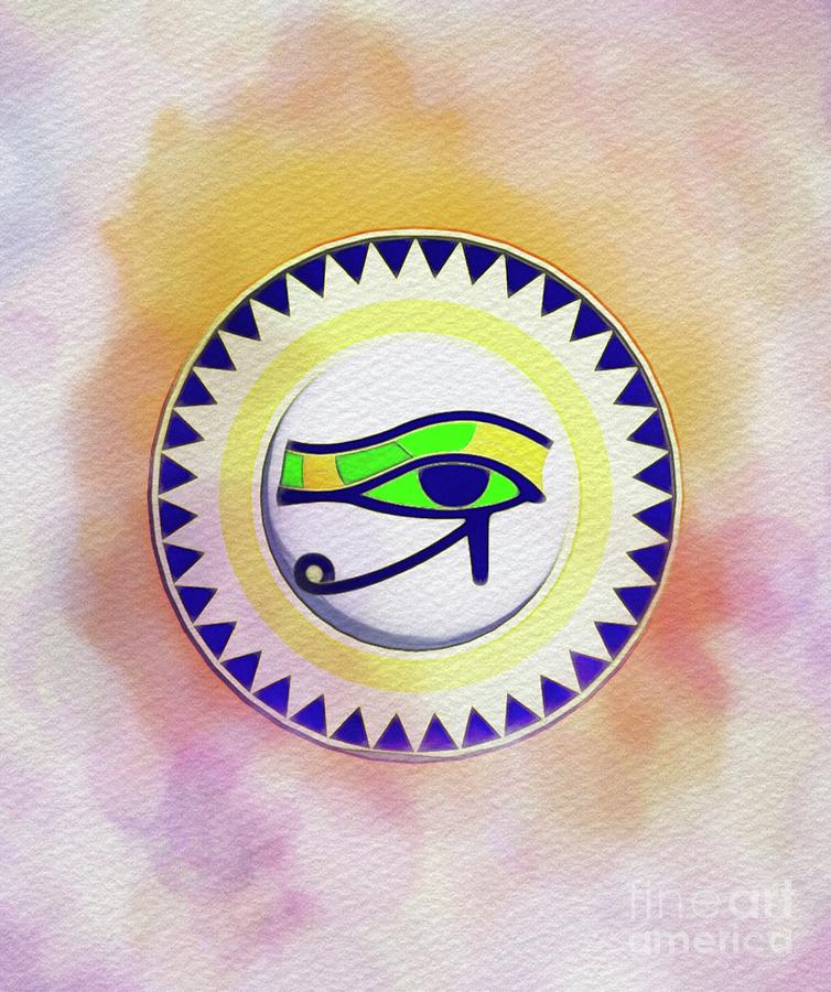The Eye of Horus #1 Painting by Esoterica Art Agency
