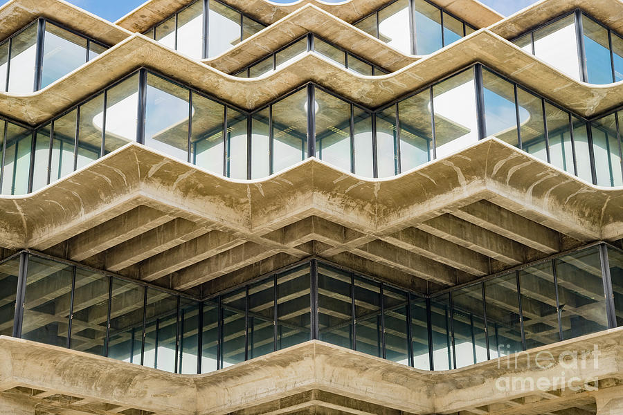 The Famous Geisel Library Of Universtiy Of California San Diego Photograph