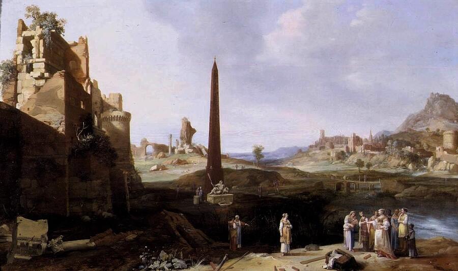 The Finding of Moses Painting by Bartholomeus Breenbergh - Pixels