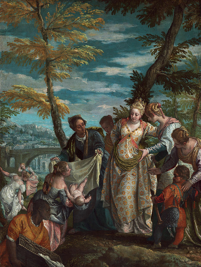The Finding of Moses #2 Painting by Veronese
