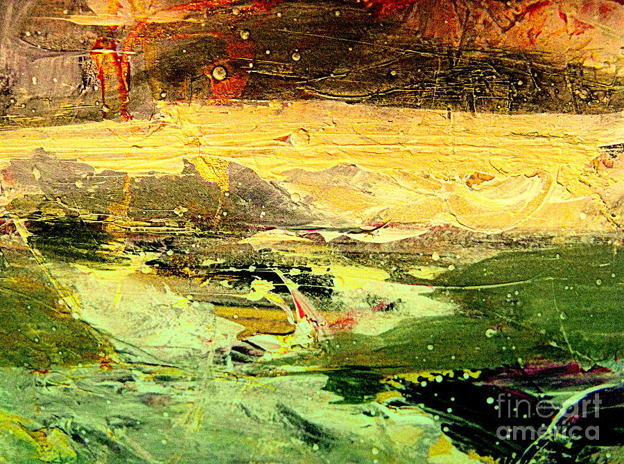 Yellow Painting - Rising Waters by Nancy Kane Chapman