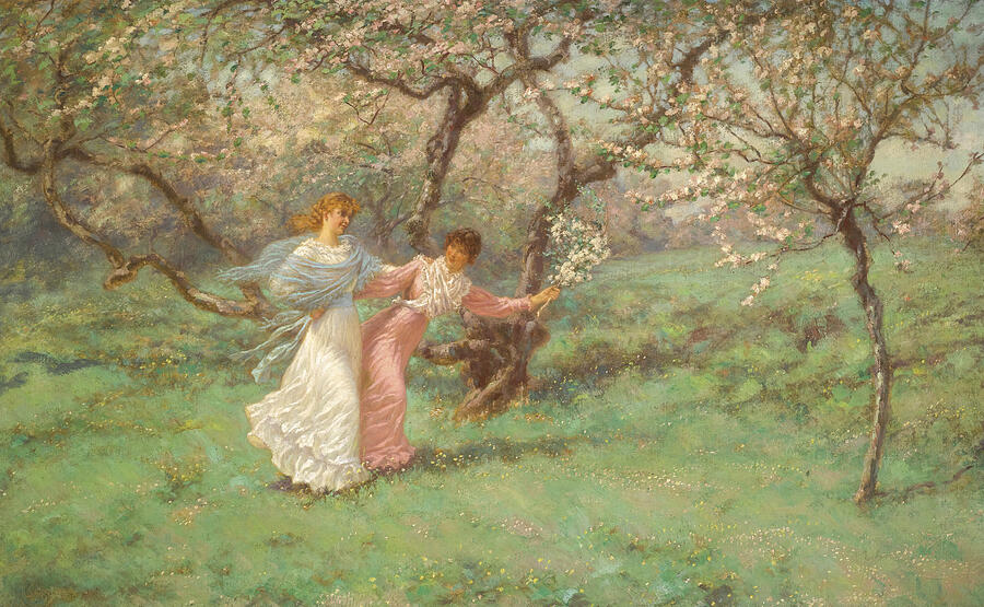 The Flowers of May #1 Painting by William John Hennessy