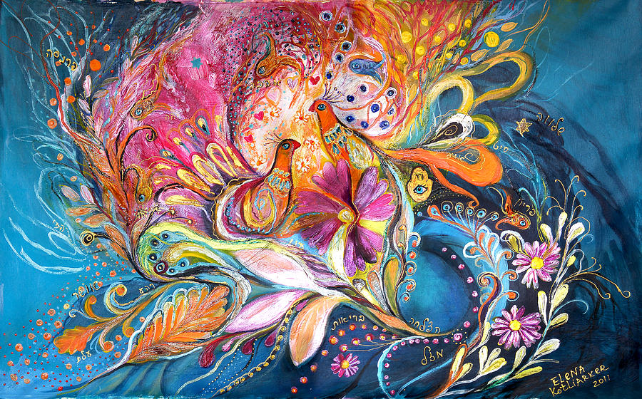 The Flowers of Sea #1 Painting by Elena Kotliarker