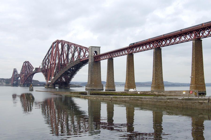 Train Photograph - The Forth - Scotland #1 by Mike McGlothlen
