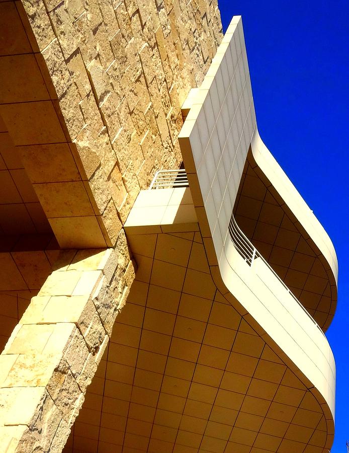 Los Angeles Photograph - The Getty Museum #1 by Donna Spadola