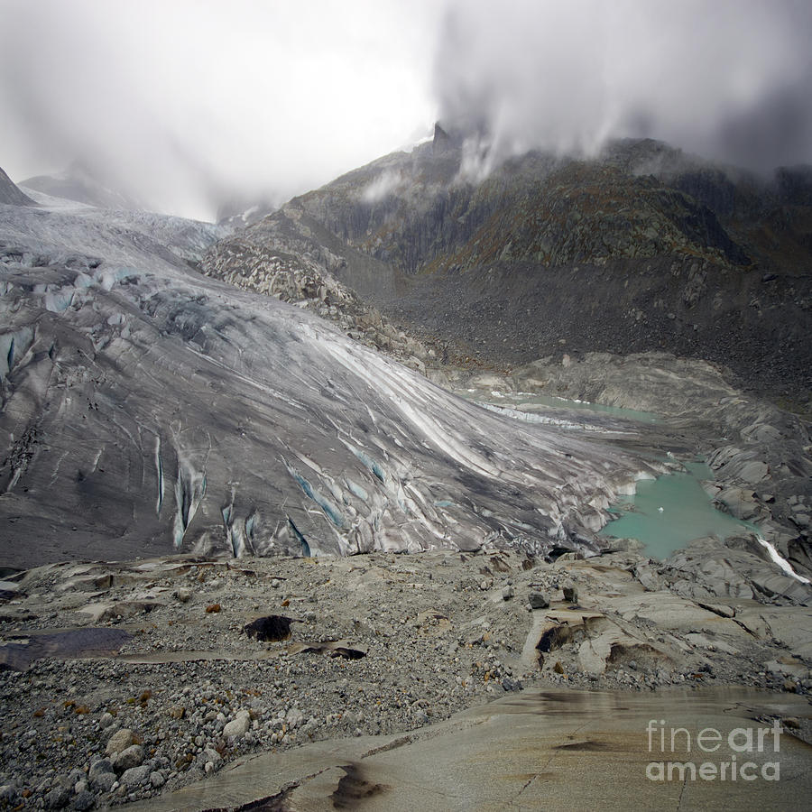 Mountain Photograph - The Glacier #1 by Ang El