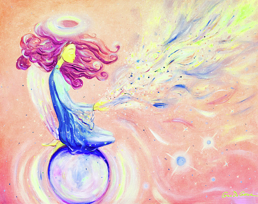 the Goddess of Love #1 Painting by Gina De Gorna