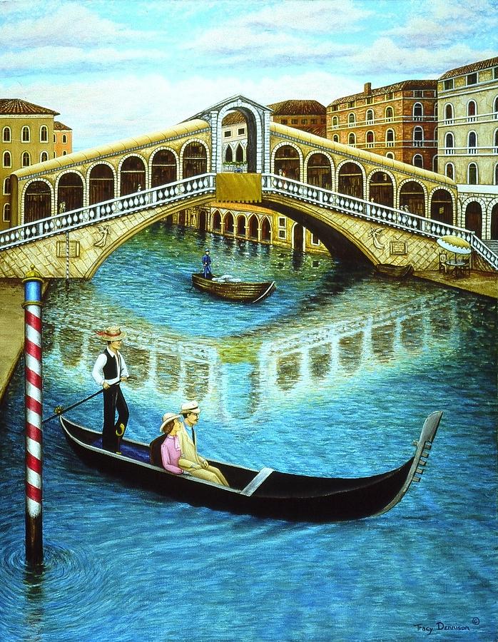 The Grand Canal #1 Painting by Tracy Dennison