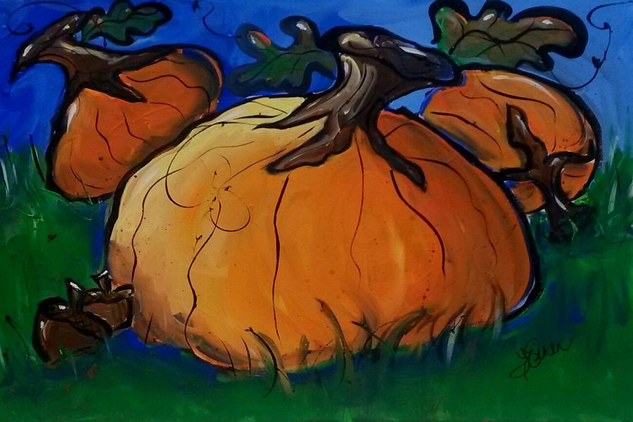 The Great Pumpkin #2 Painting by Terri Einer