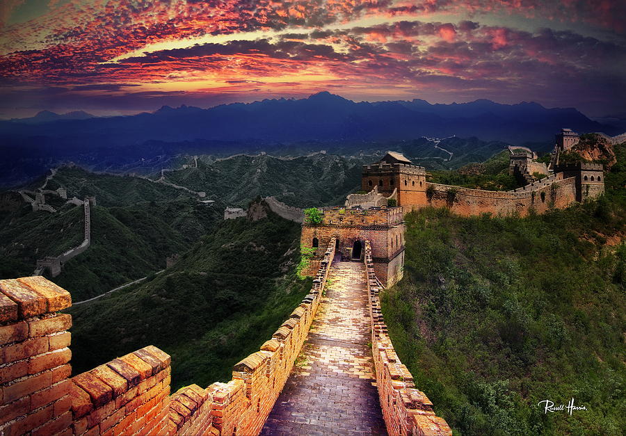 The Great Wall of China #1 Photograph by Russ Harris