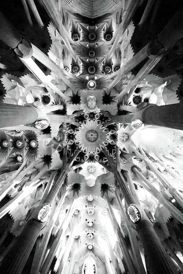 Barcelona Photograph - The greatness of God and triumph of Gaudi by Vadim Goodwill