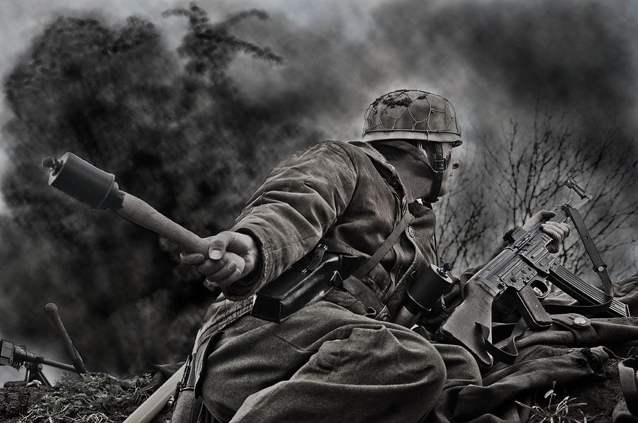 World War Two Photograph - The Grenadier #1 by Mark H Roberts