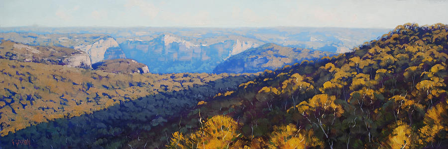 Mountain Painting - The Grose Valley #1 by Graham Gercken