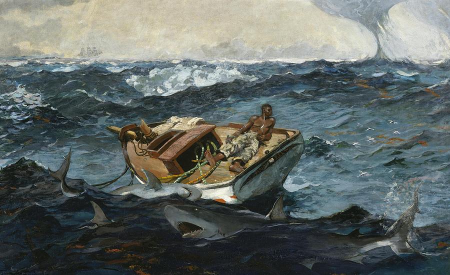 The Gulf Stream Digital Art by Winslow Homer