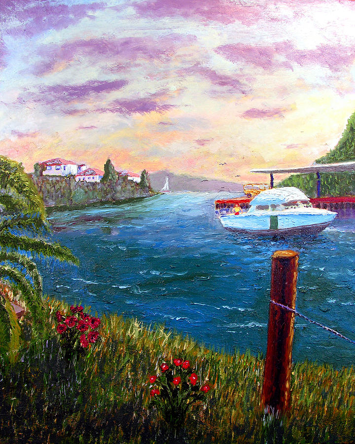 The Harbor #1 Painting by Stan Hamilton