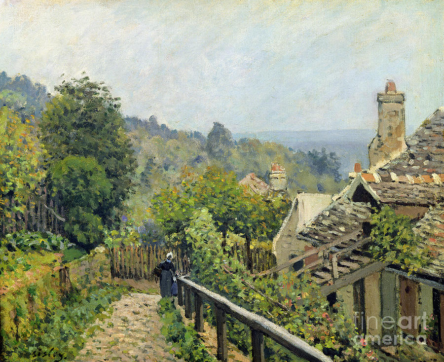 Tree Painting - Louveciennes or, The Heights at Marly, 1873 by Alfred Sisley