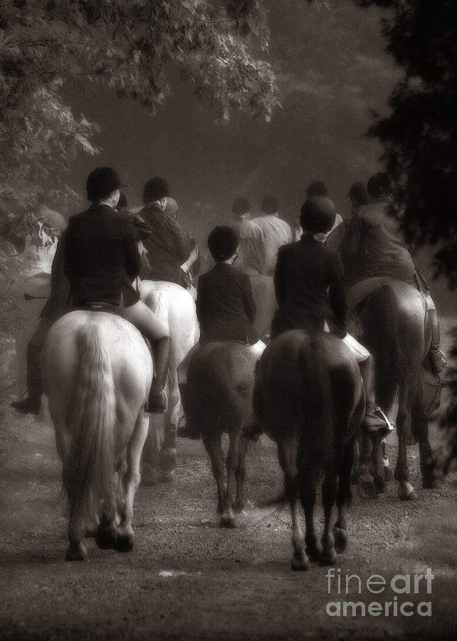 The Hunt Black and White #1 Photograph by Angela Rath